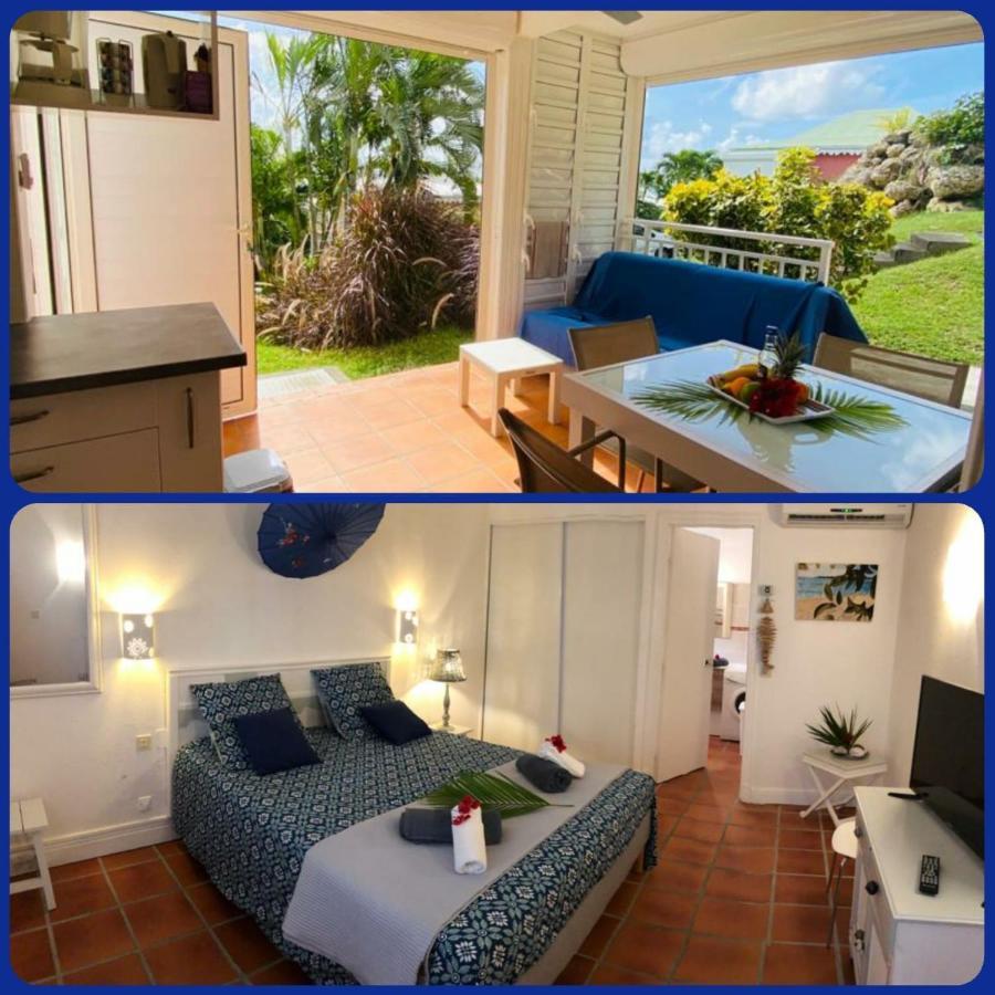 Appartement Rez-De-Chaussee De Villa A 1 Minute De La Plage Saint-Francois  Eksteriør billede