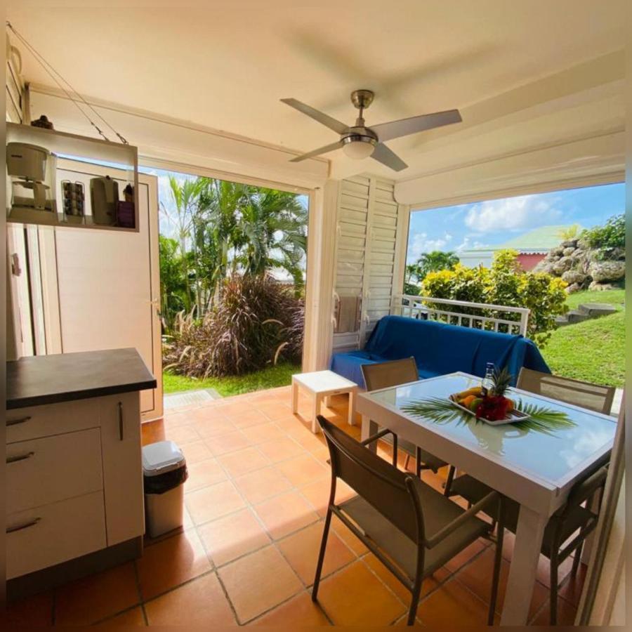 Appartement Rez-De-Chaussee De Villa A 1 Minute De La Plage Saint-Francois  Eksteriør billede