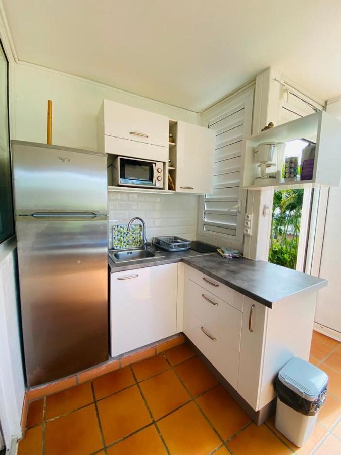 Appartement Rez-De-Chaussee De Villa A 1 Minute De La Plage Saint-Francois  Eksteriør billede